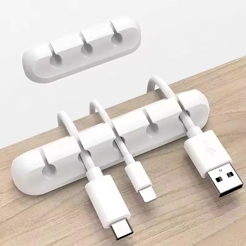 Desk Organizer - Organizador de Cabos USB de Silicone: