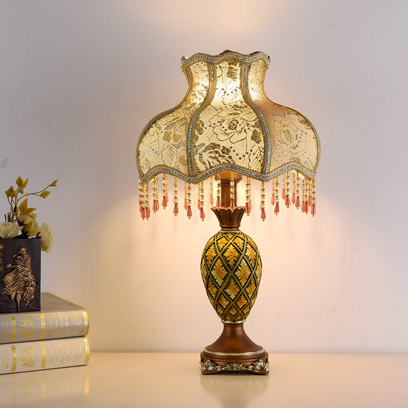Desk Lamp - Luminária de mesa de luxo europeia,