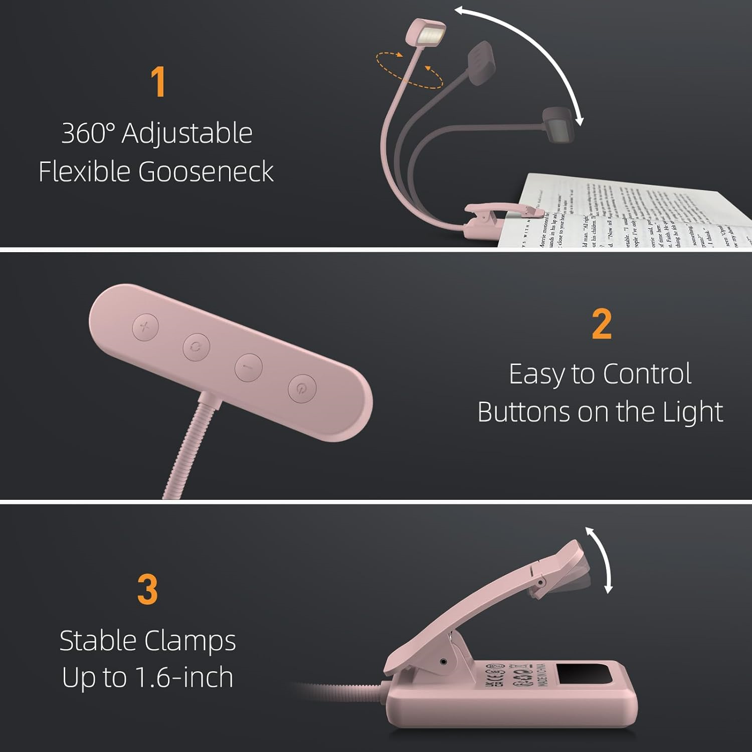 Luminária de Leitura com Clipe - Desk Lamp avaliação e preço