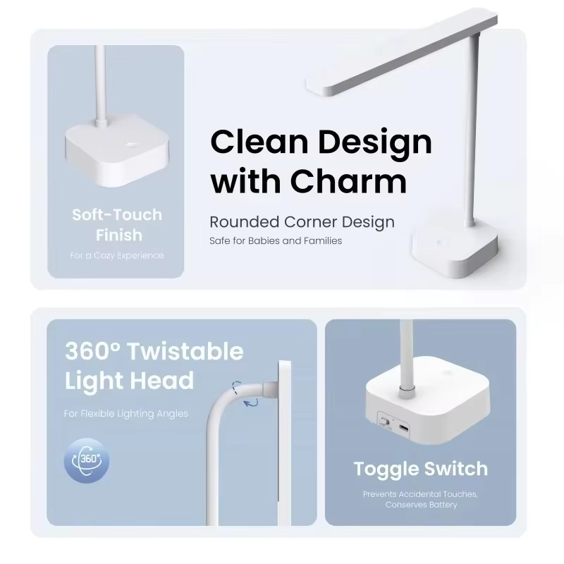 Luminária de mesa recarregável - Desk Lamp avaliação e preço