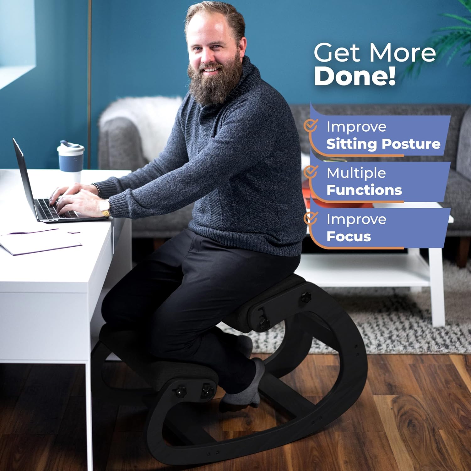 Cadeira Ergonômica de Madeira  - Office Chair avaliação e preço