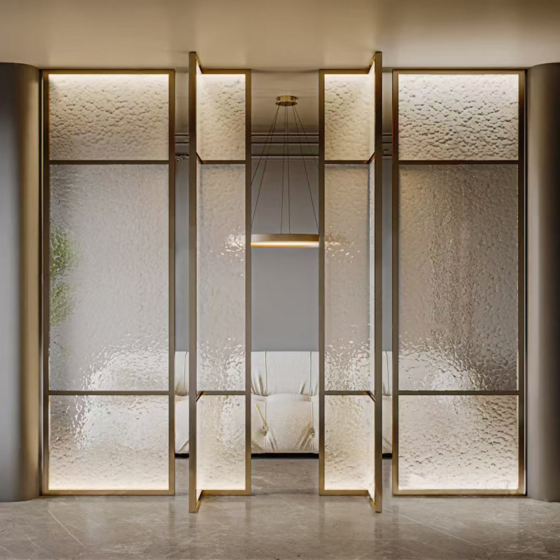 Divisória moderna de aço inoxi - Partition Screen Divider avaliação e preço