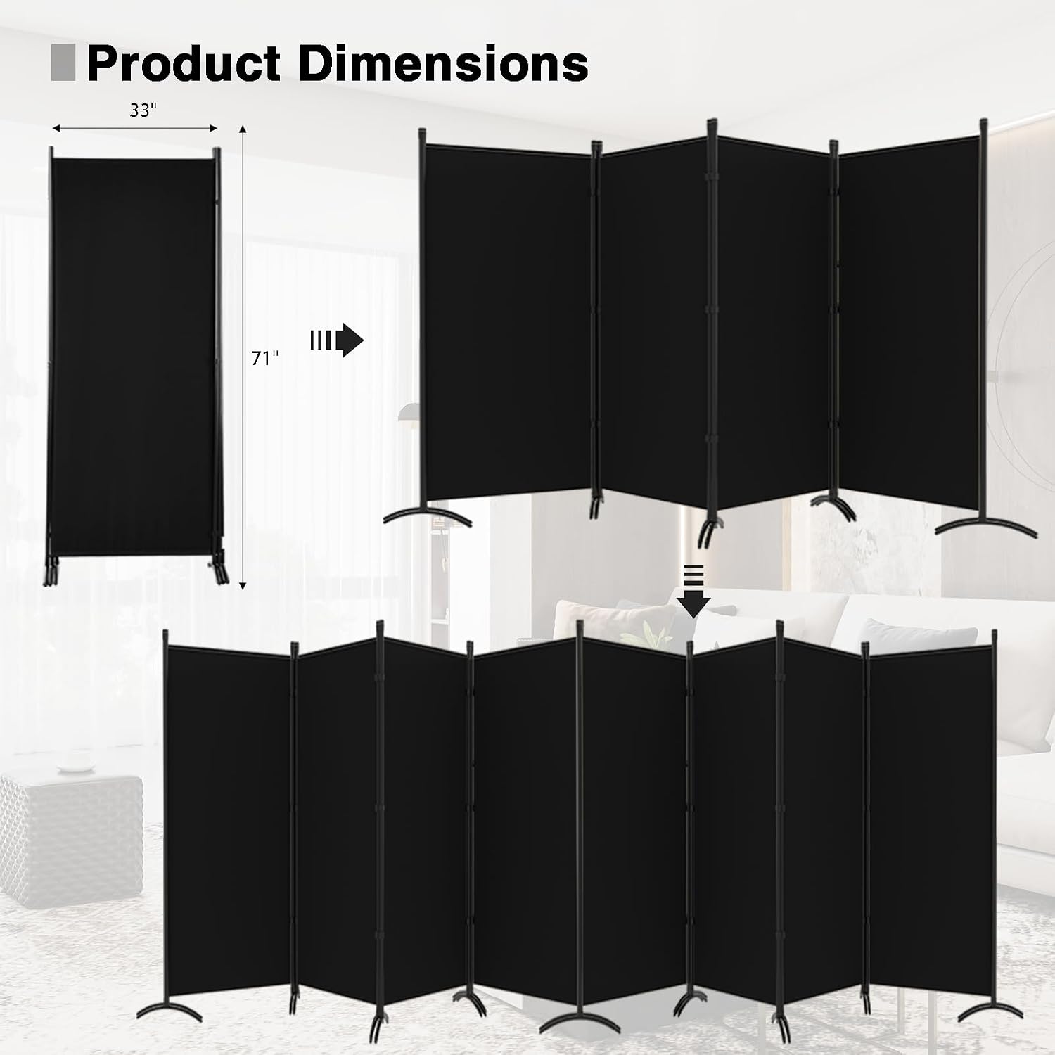 Divisória de Ambiente - Biombo - Partition Screen Divider avaliação e preço