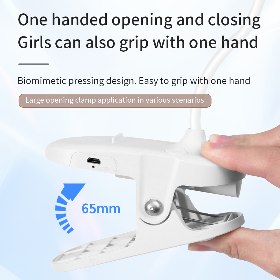Luminária de Mesa LED com Clip - Desk Lamp avaliação e preço