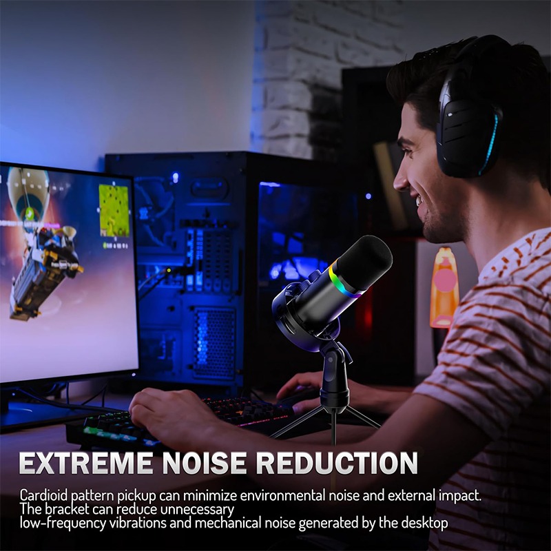 Microfone USB para Jogos com S - Monitor Stand avaliação e preço